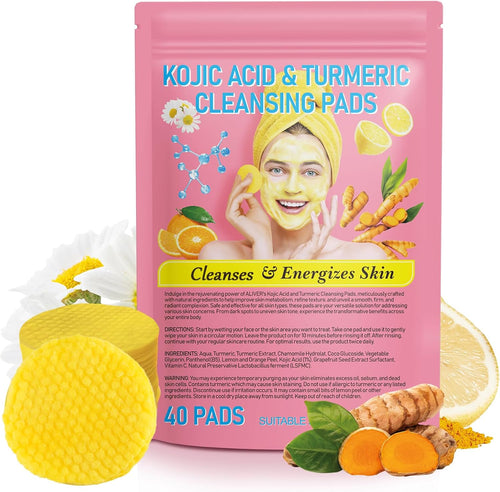 Turmeric & Kojic Cleansing Pads for Face