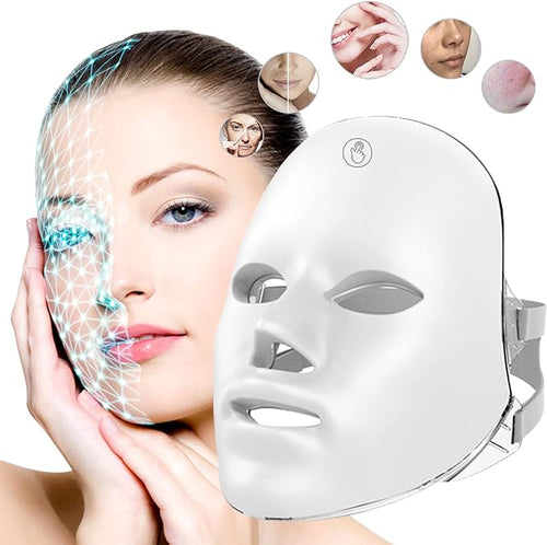 LED Face Mask Light Therapy, LED Facial Skin Care Mask